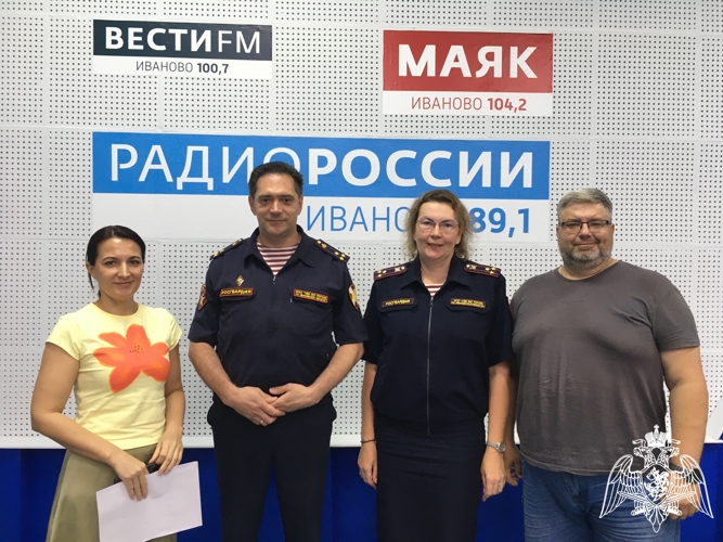 Руководители управления вневедомственной охраны Росгвардии стали гостями передачи на «Радио России» Иваново
