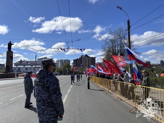 В Иванове личный состав Росгвардии выполнил задачу по обеспечению безопасности в период празднования Дня Победы 