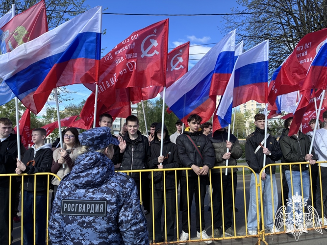 В Иванове личный состав Росгвардии выполнил задачу по обеспечению безопасности в период празднования Дня Победы 