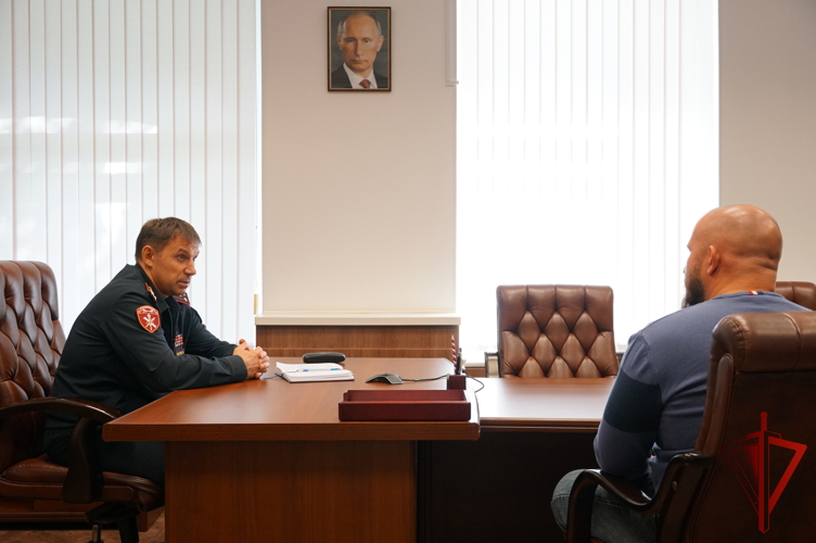  В Иванове начальник регионального управления Росгвардии провел прием граждан в Приёмной Президента Российской Федерации в Ивановской области 